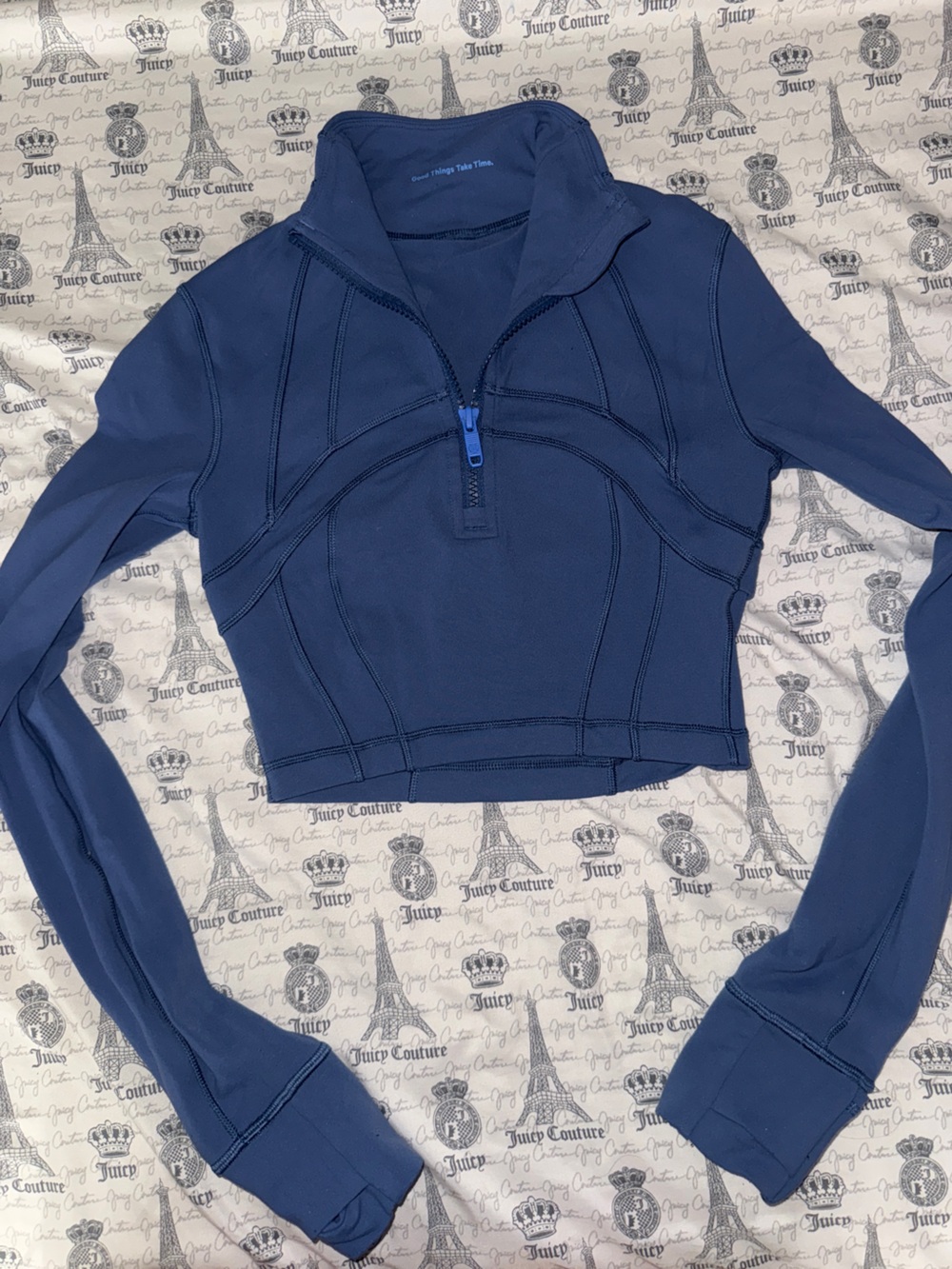 Lululemon Define Cropped Half Zip *Luon